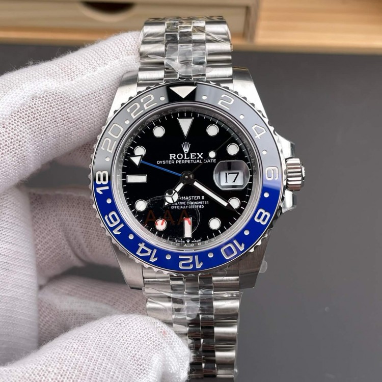 Rolex Replica GMT-Master II Super Clone Watch 126710BLNR-0002