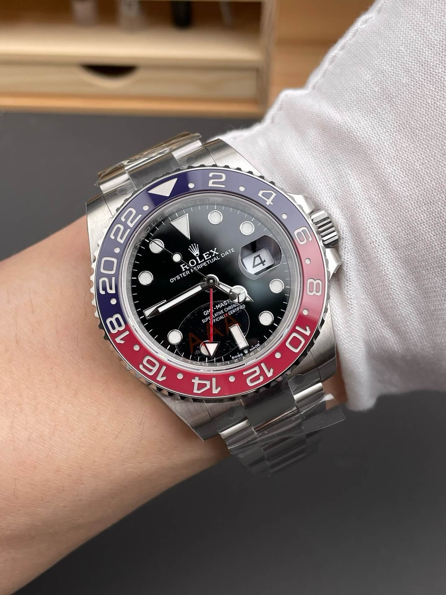Rolex Replica GMT-Master II Super Clone Watch 126710BLRO-0001