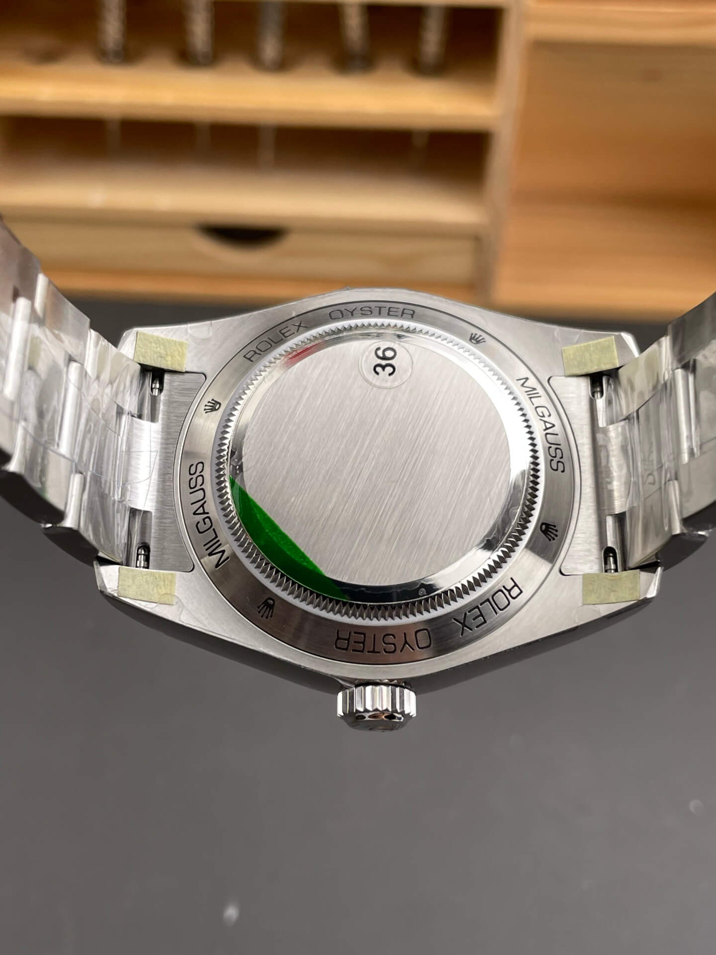Rolex Replica Oyster Perpetual Milgauss Super Clone Watch 116400GV-0002