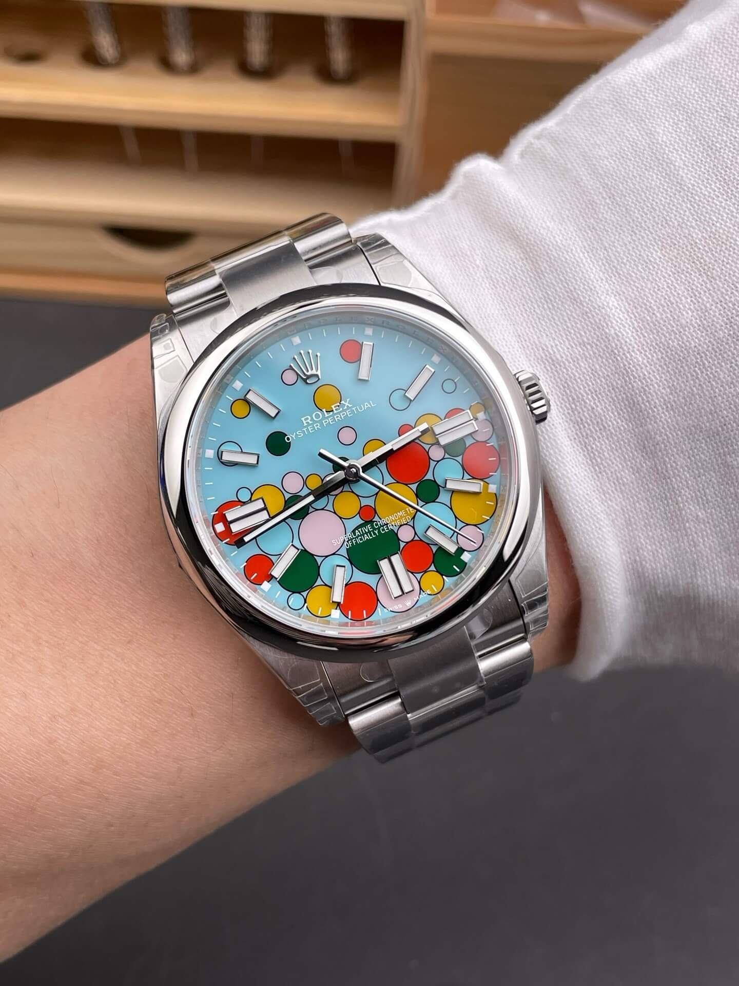 Rolex Replica Oyster Perpetual 41MM Super Clone Watch 124300-0008