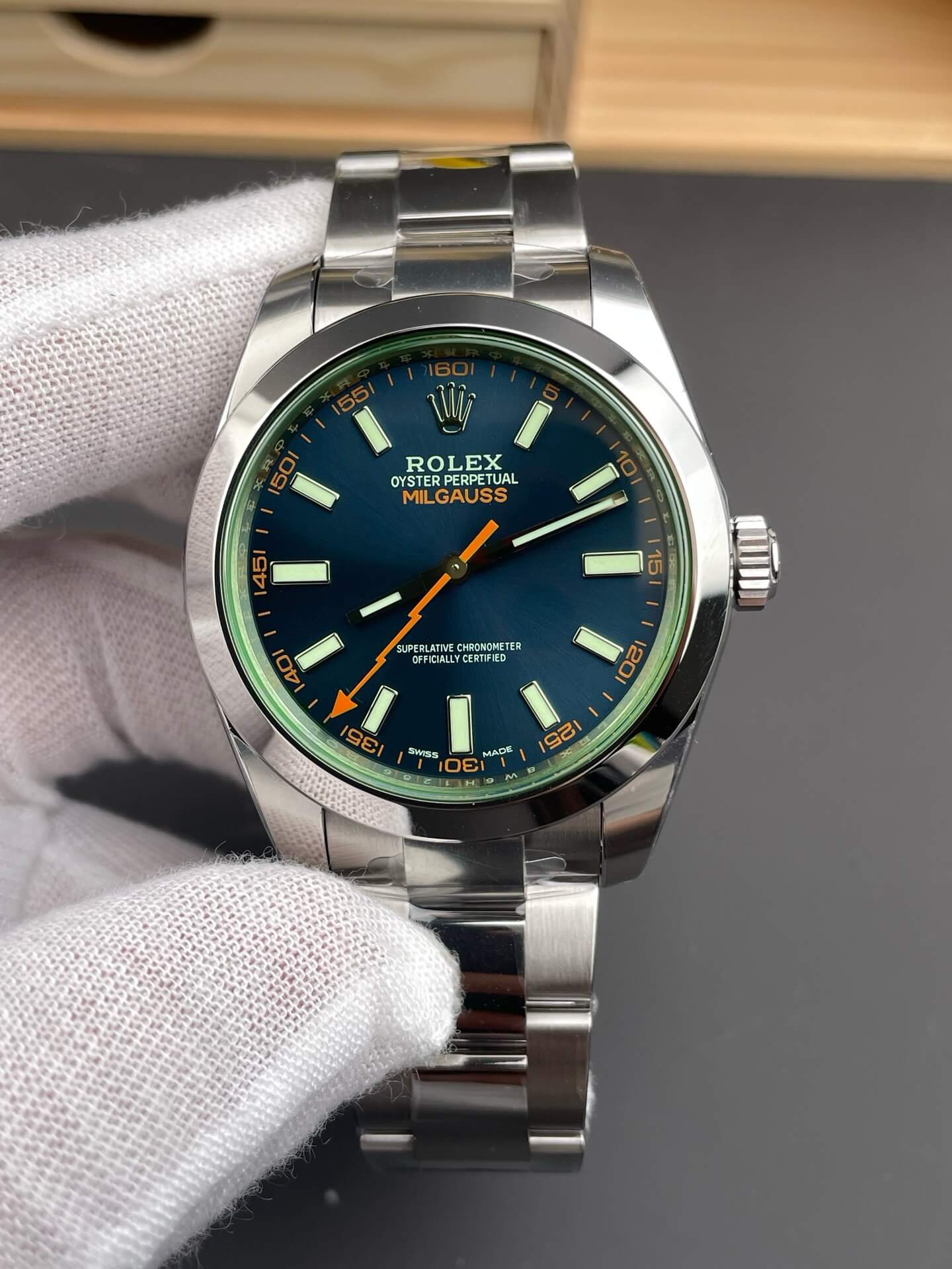Rolex Replica Oyster Perpetual Milgauss Super Clone Watch 116400GV-0002 Rolex Replica Oyster Perpetual Milgauss Super Clone Watch 116400GV-0002