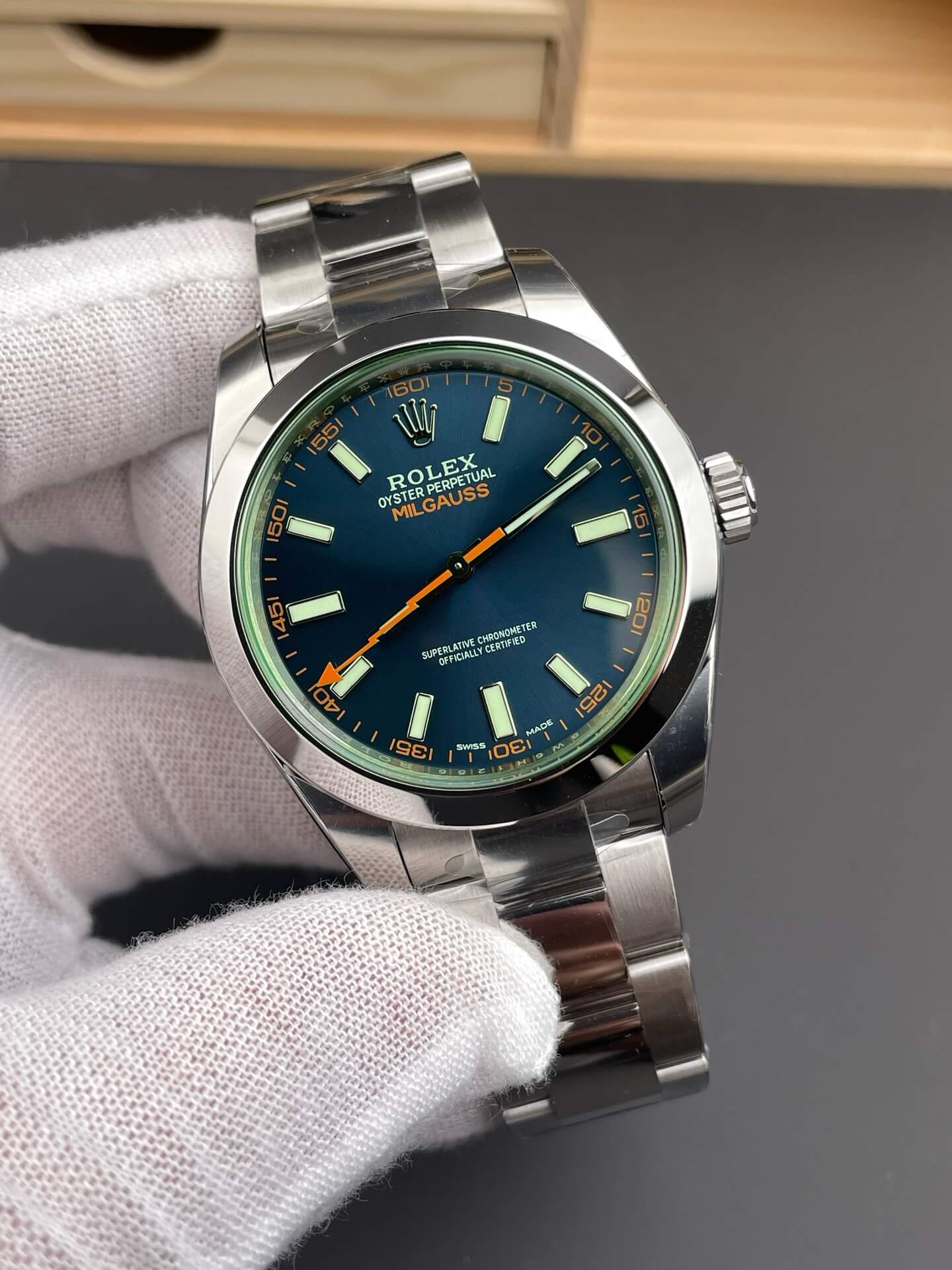 Rolex Replica Oyster Perpetual Milgauss Super Clone Watch 116400GV-0002 Rolex Replica Oyster Perpetual Milgauss Super Clone Watch 116400GV-0002