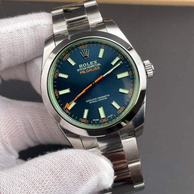 Rolex Replica Oyster Perpetual Milgauss Super Clone Watch 116400GV-0002