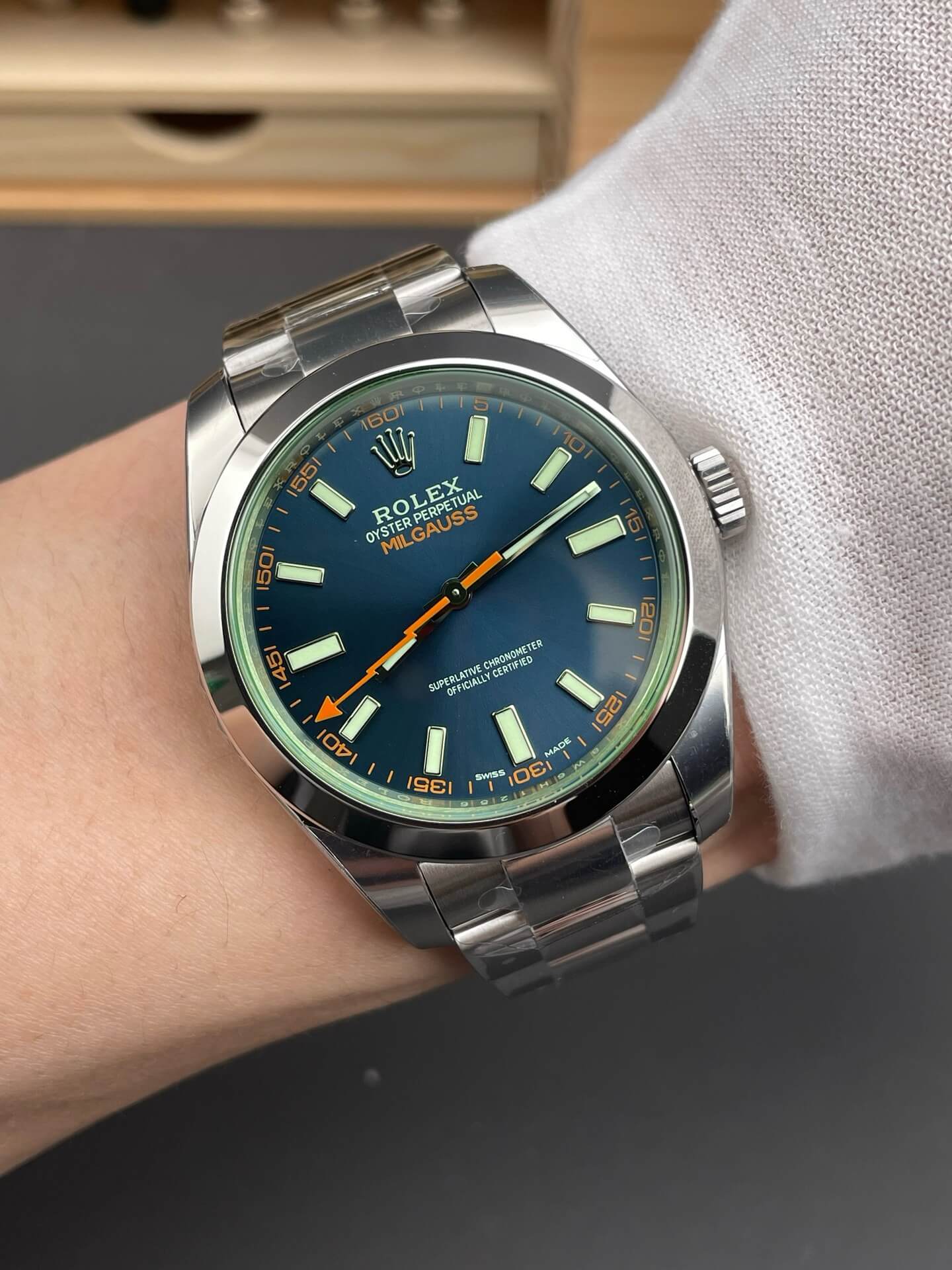 Rolex Replica Oyster Perpetual Milgauss Super Clone Watch 116400GV-0002 Rolex Replica Oyster Perpetual Milgauss Super Clone Watch 116400GV-0002