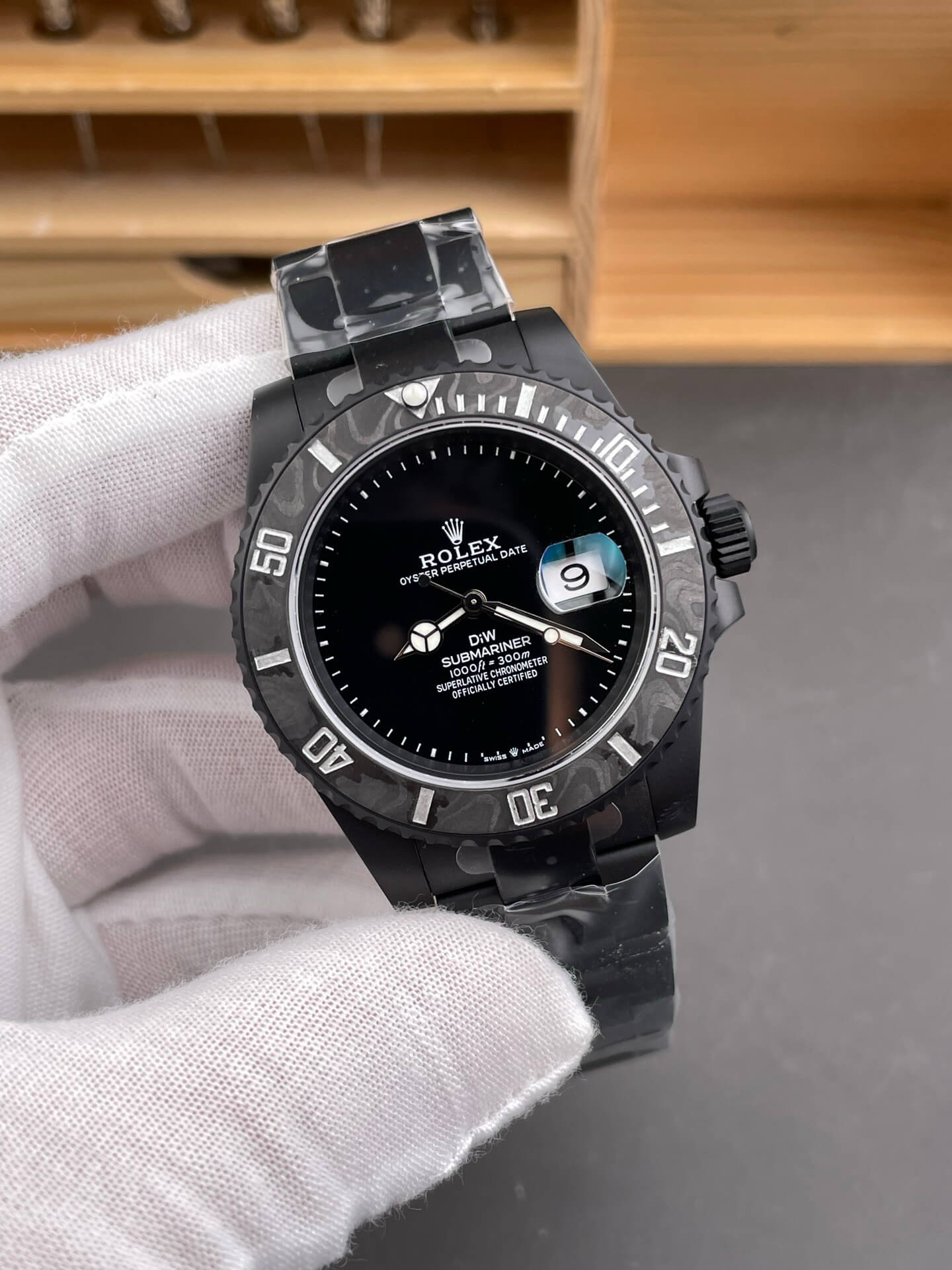 Rolex Replica Submariner Date Super Clone Watch DiW Ghost