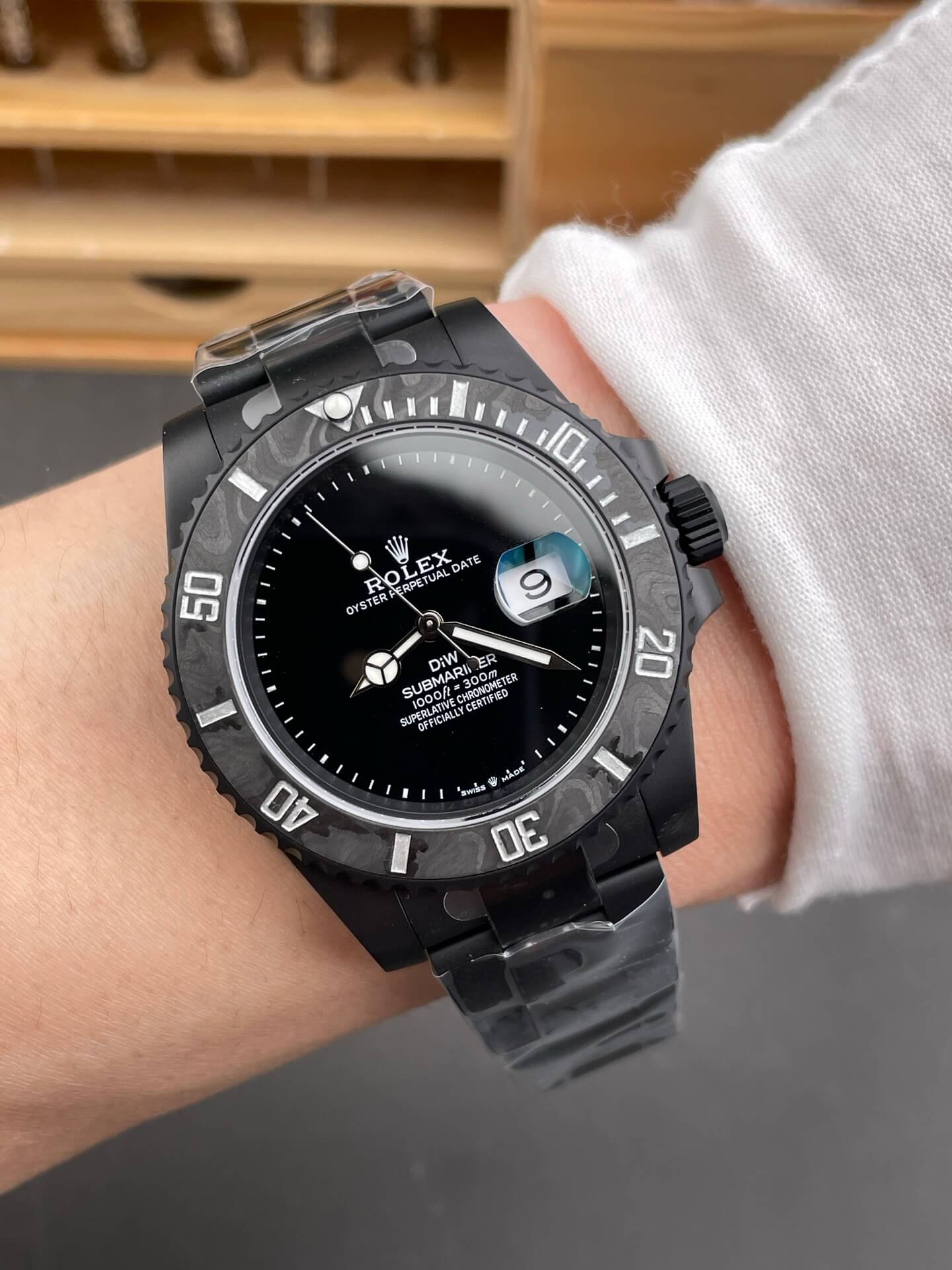 Rolex Replica Submariner Date Super Clone Watch DiW Ghost