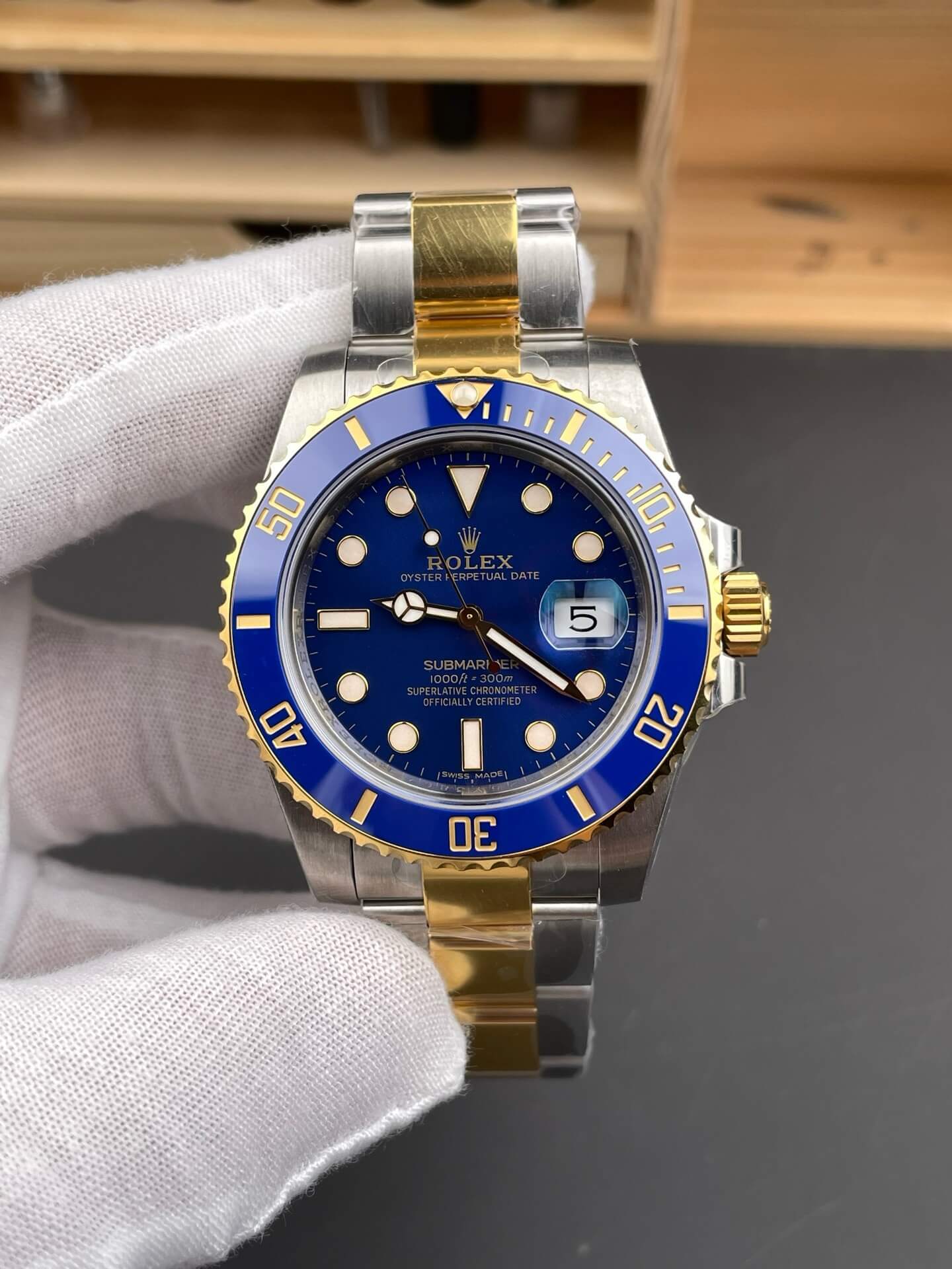 Rolex Replica Submariner Date Super Clone Watch 116613LB-0005 Rolex Replica Submariner Date Super Clone Watch 116613LB-0005