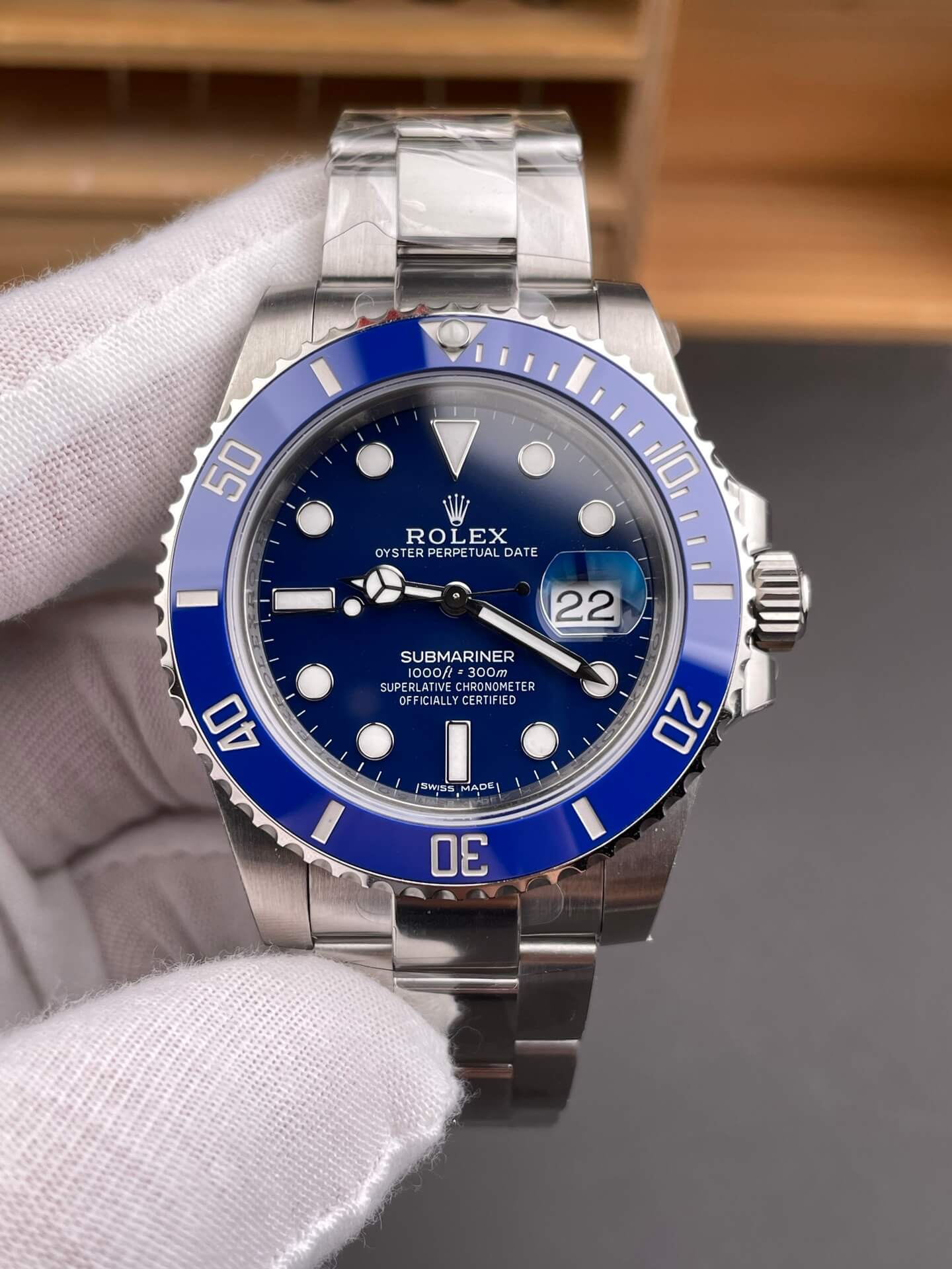 Rolex Replica Submariner Date Super Clone Watch 116619LB-97209