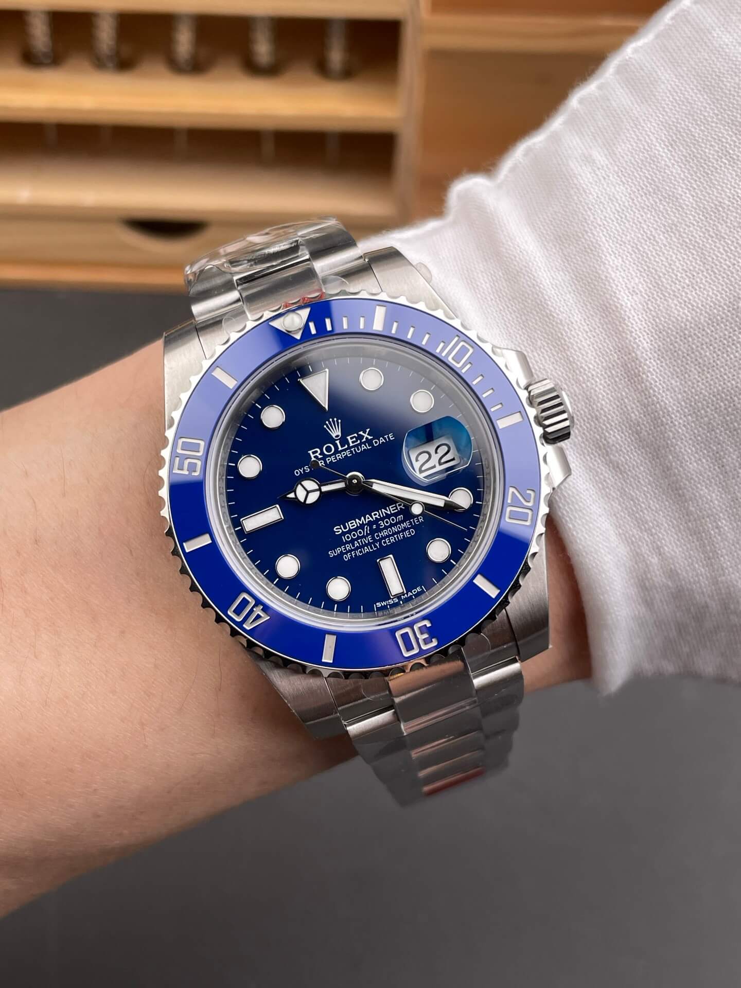 Rolex Replica Submariner Date Super Clone Watch 116619LB-97209