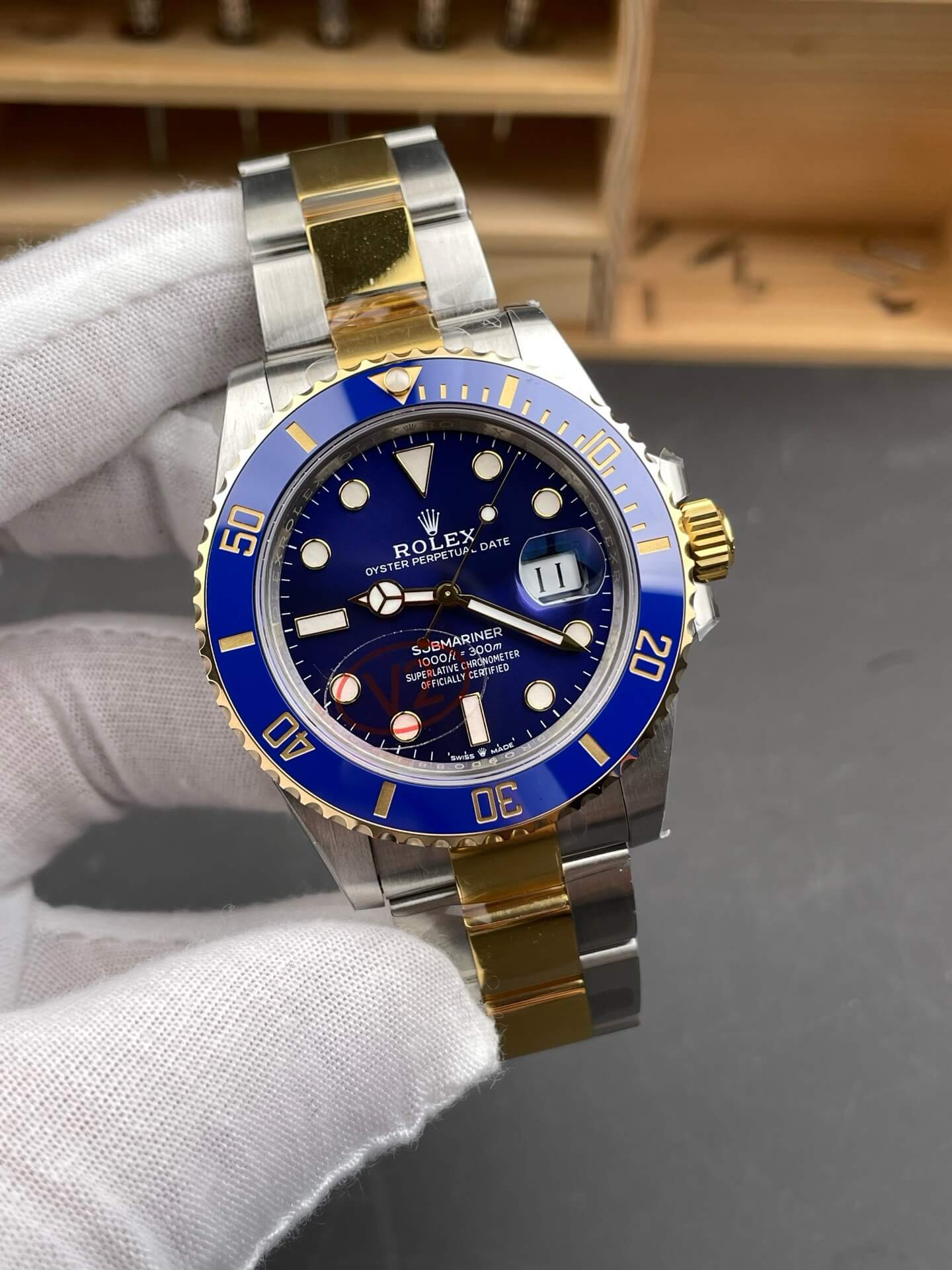 Rolex Replica Submariner Date Super Clone Watch Gain Weight Version 126613LB-0002