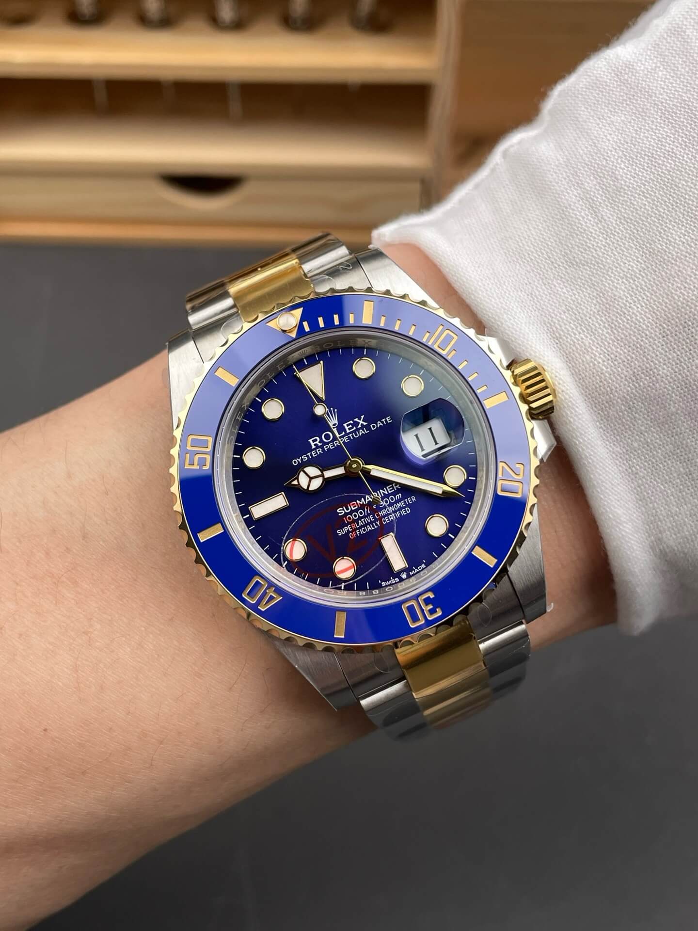 Rolex Replica Submariner Date Super Clone Watch Gain Weight Version 126613LB-0002