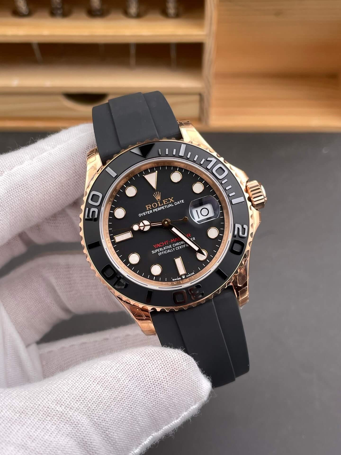 Rolex Replica Yacht-Master Super Clone Watch 126655-0002