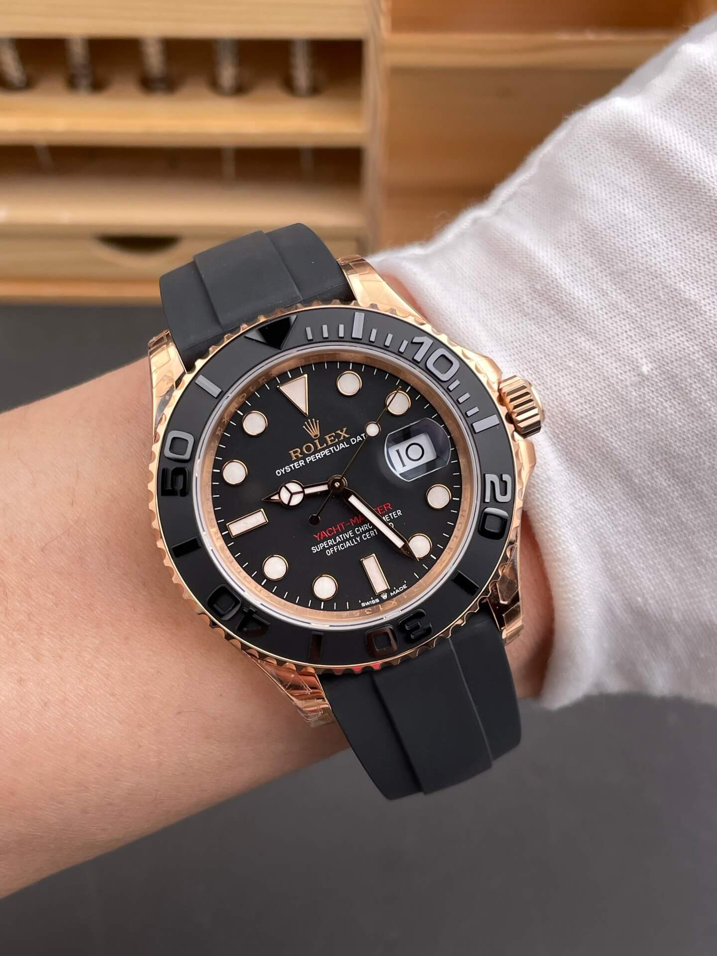Rolex Replica Yacht-Master Super Clone Watch 126655-0002