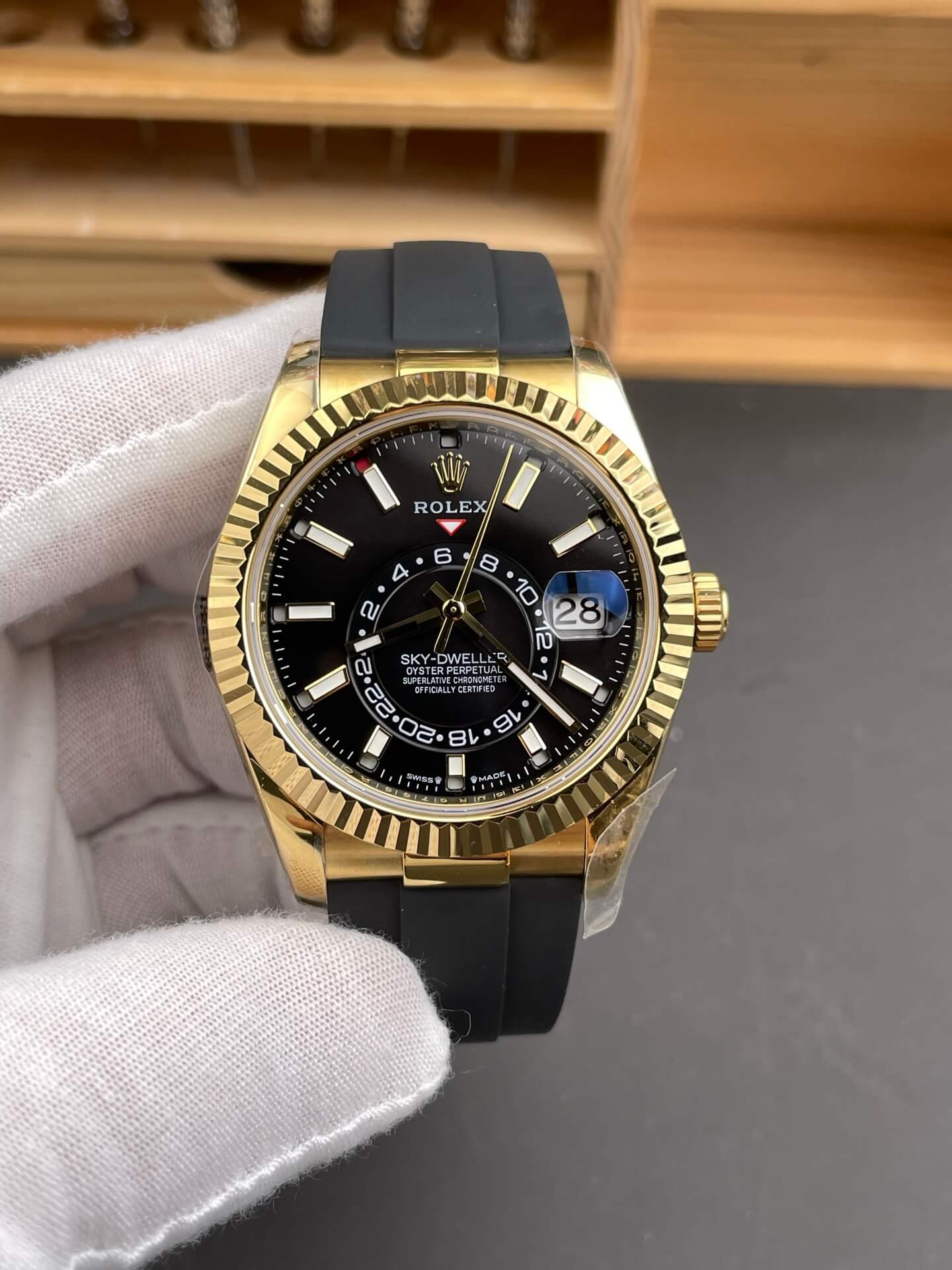 Rolex Replica Sky-Dweller Super Clone Watch Gain Weight Version 336238-0002