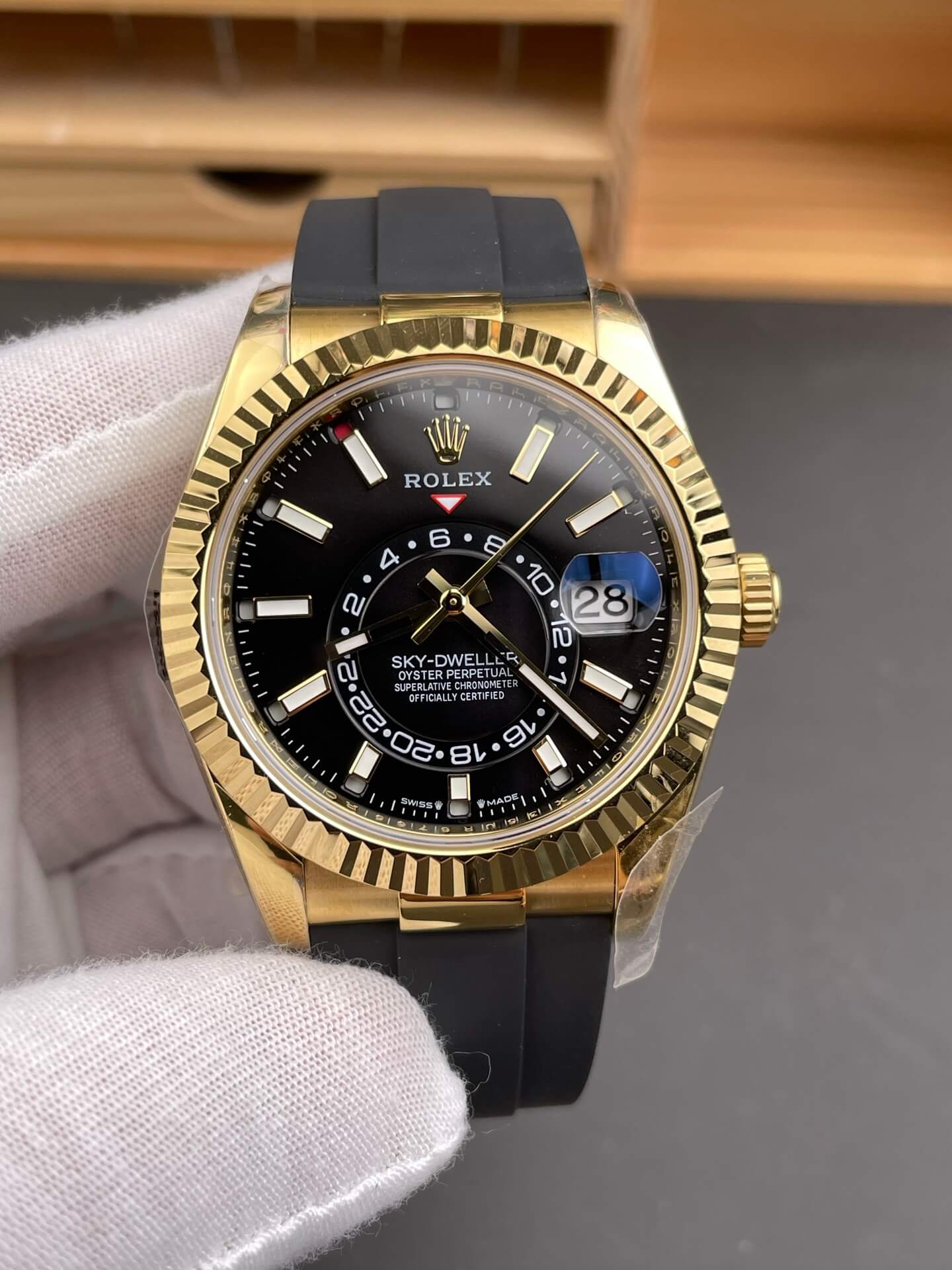 Rolex Replica Sky-Dweller Super Clone Watch Gain Weight Version 336238-0002